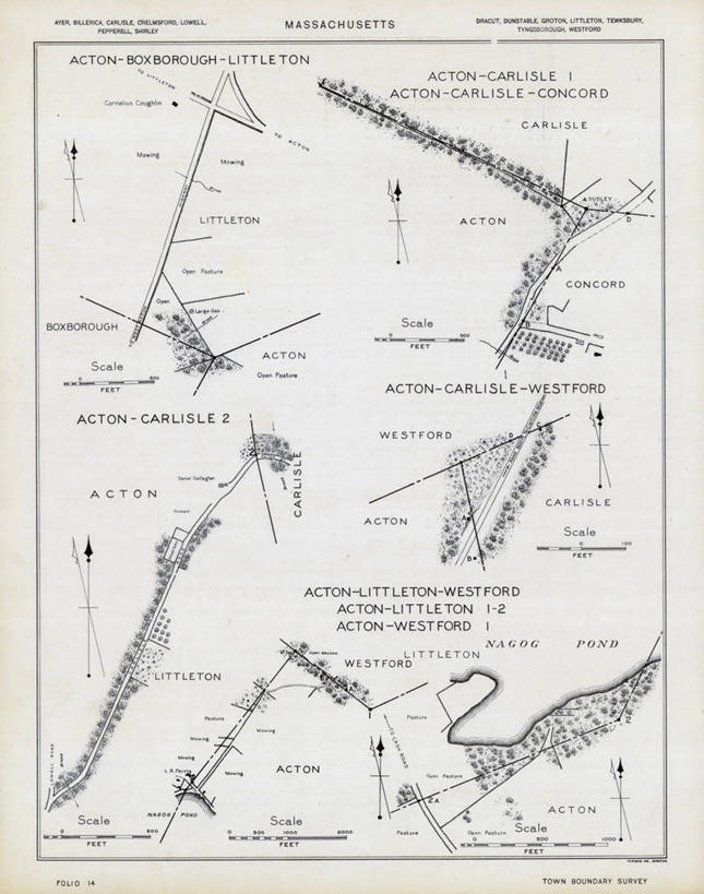 无人,竖图,地图,城镇,历史,古董,马萨诸塞,卡莱尔,彩图,地图学