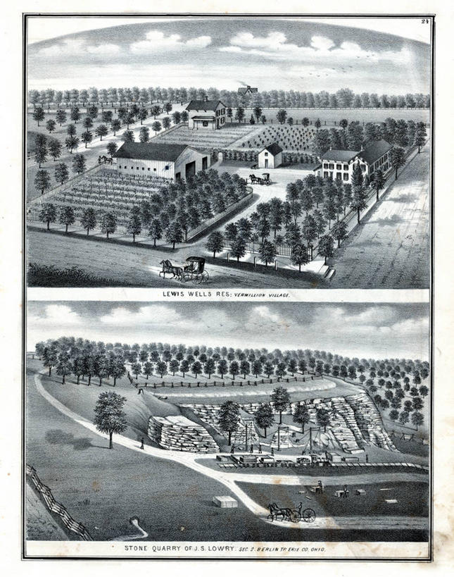 农场,竖图,插画,室外,数码,科技,美景,路,阴影,网络,房屋,景观,田地,高光,几何,计算机图形,合成,图画,历史,画,棚,自然,动物,景色,牲畜,古董,电脑合成图,数码合成图,合成图,自然风光,漫画,俄亥俄州,写实,具体,具象,农舍,彩图,伊利县