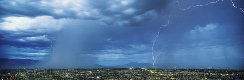 无人,横图,全景,室外,白天,度假,美景,闪电,雨,城市风光,城市,美国,景观,云,娱乐,蓝色,风景,天空,自然,黄昏,享受,休闲,景色,放松,摄影,电,亚利桑那,图森市,气象学,彩图,旅行
