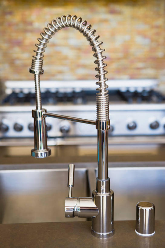 无人,家,竖图,室内,特写,厨房,建筑,美国,水槽,水龙头,现代,建造,北美,加利福尼亚,铬合金,当代