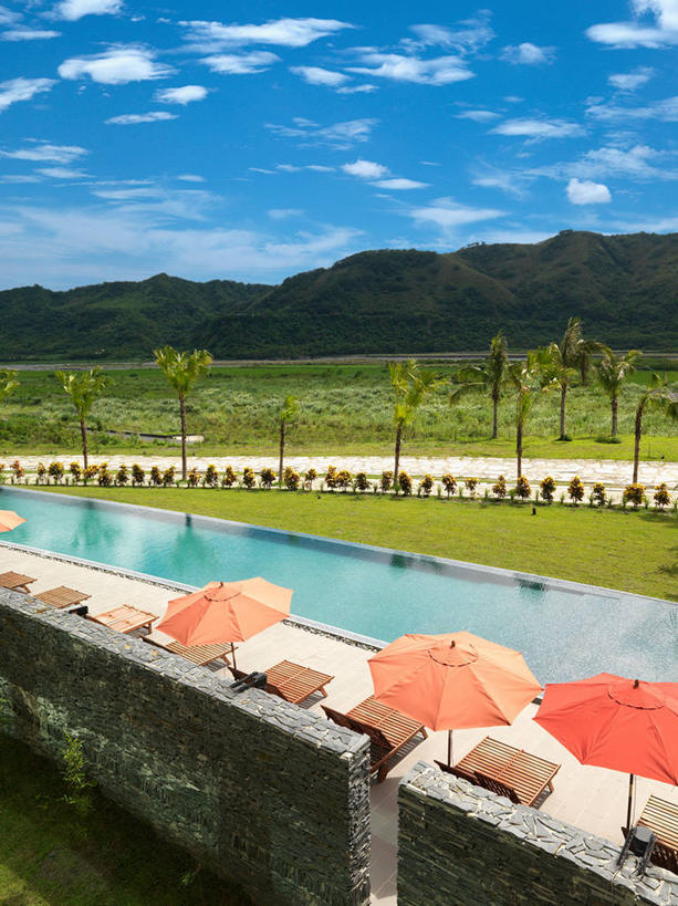 无人,游泳池,竖图,室外,白天,水,台湾,日光,亚洲,球袋,伞,概念