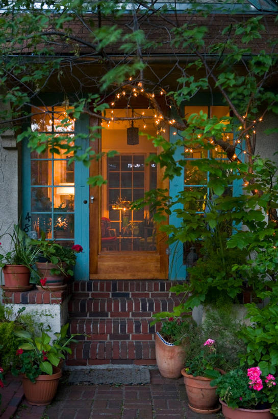 无人,家,竖图,室外,美国,正门,人行道,院子,树,黄昏,北美,迷人,明尼苏达,门廊