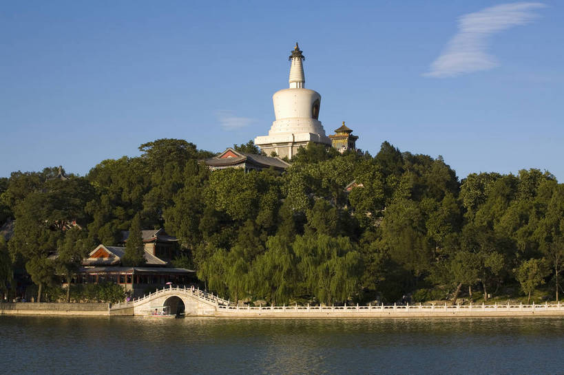 公园,颐和园,横图,彩色,室外,白天,旅游,湖,建筑,北海公园,北京,中国,亚洲,走廊,桥,摄影,回廊,中国文化,东亚,中华人民共和国,彩图,旅行,高楼,传统文化,bj174
