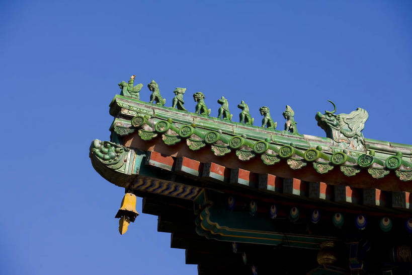 横图,名胜古迹,装修,建筑,工艺美术品,中国,亚洲,朝拜,局部,艺术,装饰,材料,地砖,房屋,屋檐,艺术品,历史,装潢,传统,古代,绿色,祈祷,旅游胜地,摄影,宗教,佛教,油漆,工艺,保护,麒麟,涂料,美术,东亚,喇嘛,佛陀,藏传佛教,中华人民共和国,河北省,承德,古远,彩图,庙,普宁寺,瓦当,bj174