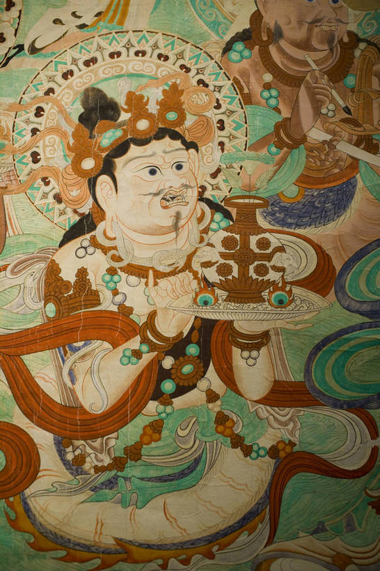 竖图,彩色,室内,旅游,度假,绘画,名胜古迹,标志建筑,地标,建筑,敦煌,中国,亚洲,节日,遗迹,艺术,装饰,彩绘,图片,墙,文化遗产,古迹,历史,文化,文物,娱乐,建设,佛,古建筑,壁画,墙壁,墙面,古代,虔诚,祈祷,享受,休闲,健康,飞天,旅游胜地,放松,竖,许愿,摄影,宗教,佛教,信仰,纪念,华丽,修饰,祈求,点缀,珍贵,矗立,文明,中国文化,传说,耸立,参观,古文明,东亚,甘肃省,中华人民共和国,衬托,美观,雅致,雅观,挺立,释教,古远,古代文明,平安,画画,旅行,游览,传统文化,敦煌壁画,bj174