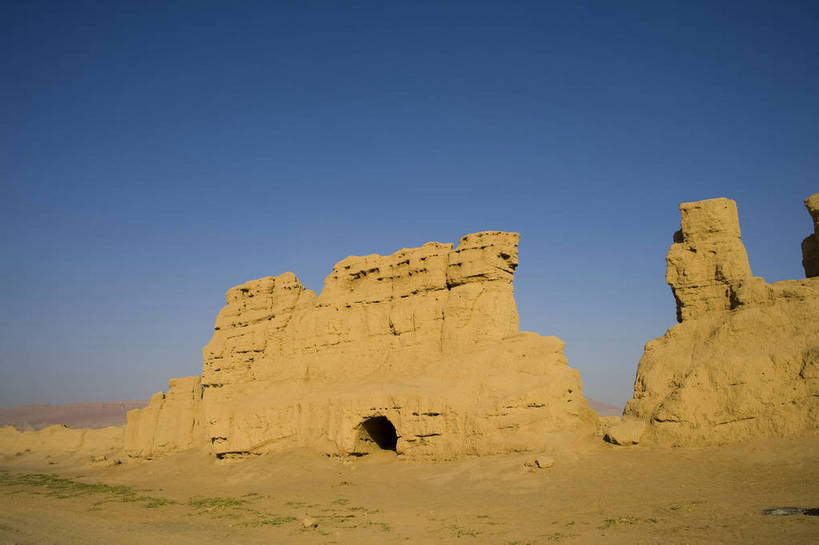 无人,横图,彩色,室外,白天,旅游,度假,名胜古迹,标志建筑,地标,建筑,中国,亚洲,遗迹,文化遗产,古迹,文物,娱乐,建设,古建筑,自然,享受,休闲,旅游胜地,放松,摄影,人文景观,古代建筑,中国文化,古文明,东亚,高昌古城,吐鲁番,新疆,中华人民共和国,旅行,bj174