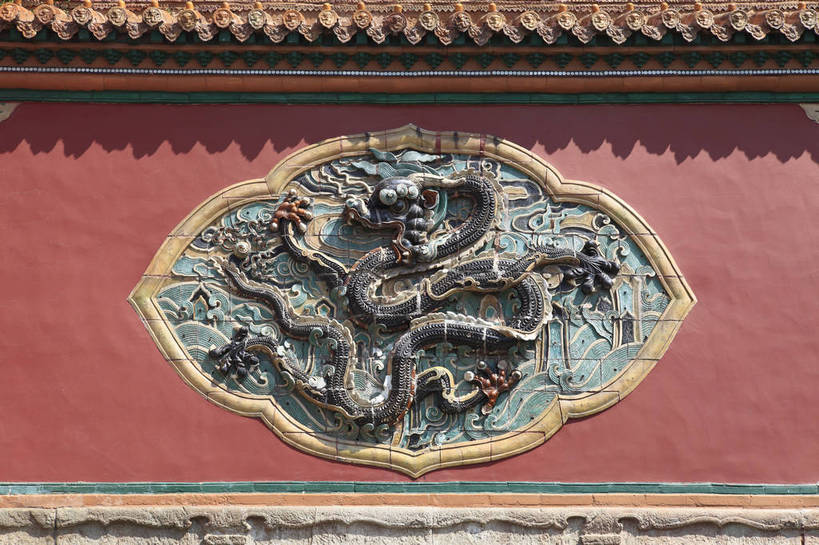 无人,横图,彩色,室外,白天,旅游,度假,名胜古迹,标志建筑,地标,建筑,中国,遗迹,龙,浮雕,图片,墙,古迹,文物,娱乐,建设,古建筑,历史建筑,享受,休闲,旅游胜地,放松,摄影,古代建筑,中国文化,古文明,辽宁,沈阳,清昭陵,传统文化,bj174