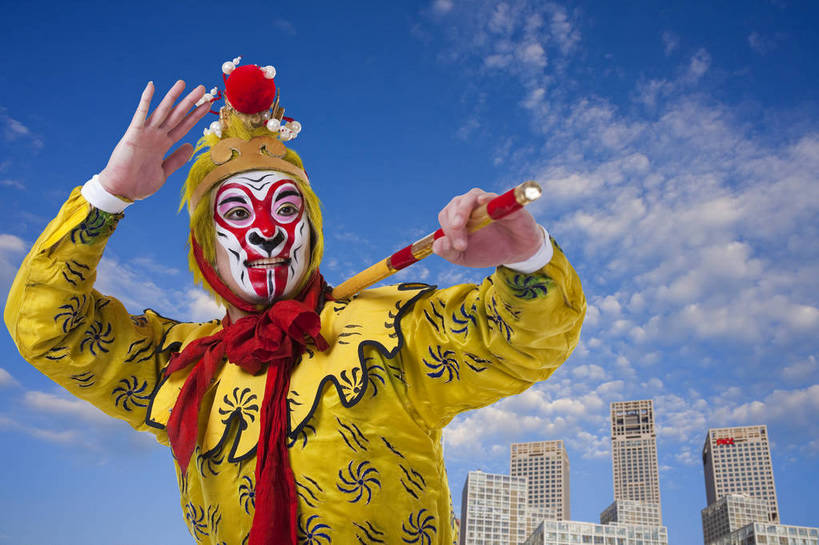 东方人,中年人,一个人,演员,横图,彩色,室内,白天,抠图,正面,化妆,满意,自由,建筑,北京,中国,表演,艺术,造型,鲜艳,人物,头饰,图片,云,浪漫,文化,电脑合成,天空,脸谱,享受,表情,姿势,创意,摄影,服饰,动作,中国文化,金箍棒,戏剧,民族服饰,演出服,京剧,国粹,美猴王,男人,男性,中年男性,亚洲人,中国人,半身,影棚拍摄,化装,高楼,中国戏曲,武生,传统文化,舞台妆,bj174