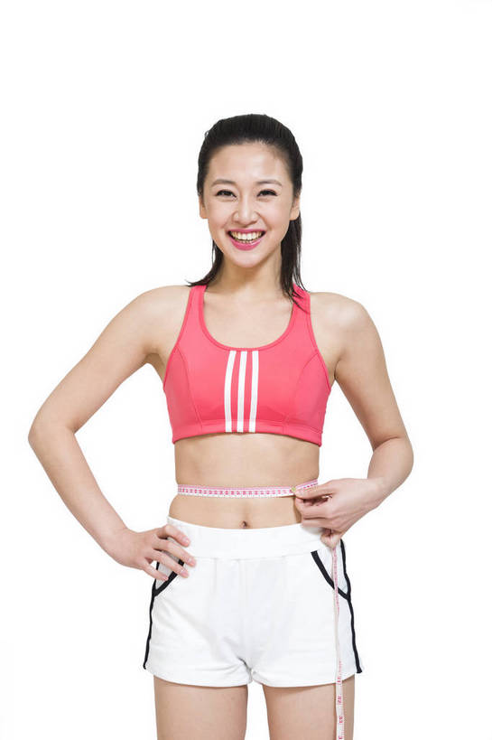 东方人,腰,站,竖图,彩色,室内,白天,留白,抠图,白色背景,侧面,时尚,北京,中国,仅一个人,测量,图片,现代,休闲,健康,成熟,可爱,美女,自信,摄影,生活方式,青春,优雅,减肥,乐观,年轻女性,女人,女性,亚洲人,中国人,年轻人,半身,影棚拍摄,愉快,练功服,bj174