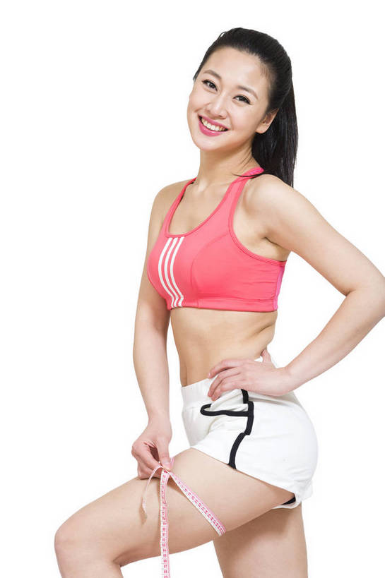 东方人,腿,站,竖图,彩色,室内,白天,留白,抠图,白色背景,侧面,时尚,北京,中国,仅一个人,测量,图片,现代,休闲,健康,成熟,可爱,美女,自信,摄影,生活方式,青春,优雅,减肥,乐观,年轻女性,女人,女性,亚洲人,中国人,年轻人,半身,影棚拍摄,愉快,练功服,bj174