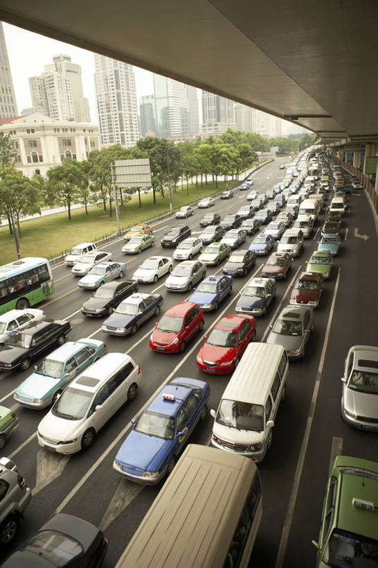 无人,室外,白天,城市,高速公路,路,汽车,上海,桥,巴士,交通,面包车,运输,都市风光,交通堵塞,bj175